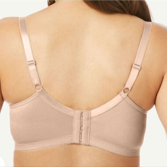 NWOT Comfort Choice Nude LACE WIRELESS CAMI BRA 42C - Picture 2 of 10